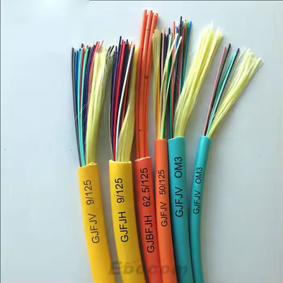 GJFJV GJFJH ইনডোর অপটিক ক্যাবল 2-96 কোর একক মোড G652D বিতরণ যোগাযোগ