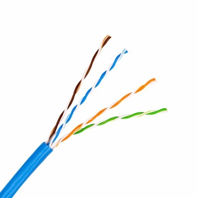 CAT5E CAT6 নেটওয়ার্ক ক্যাবল ইউটিপি 24AWG ইথারনেট পোর্টগুলির ডেটা ট্রান্সমিশনের জন্য কপার কন্ডাক্টর