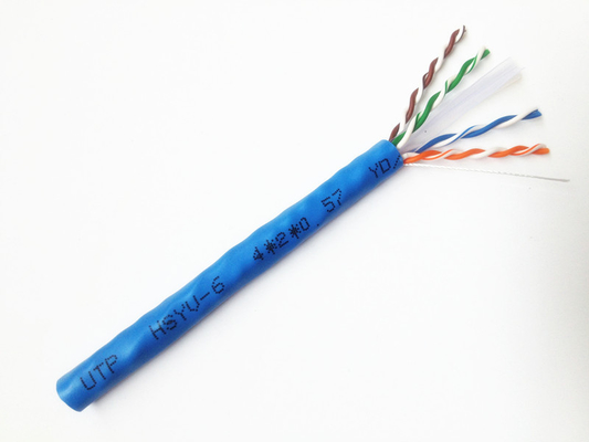 CAT-6a FTP UTP CAT6 LAN ক্যাবল CAT 6 24AWG সুইচ পোর্টের জন্য তামা তারের স্ট্র্যান্ডড