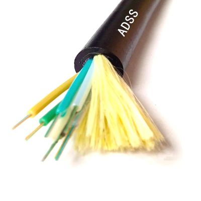 ADSS ফাইবার অপটিক কেবল ৪৮ কোর G652D সিঙ্গেল মোড, ১০০ মিটার স্প্যানের জন্য | একক এবং ডাবল জ্যাকেট বিকল্প
