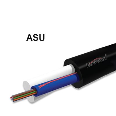 ASU স্ব-সহায়ক FRP শক্তি টিউব ৭.০/৮.০ HDPE ড্রপ কেবল