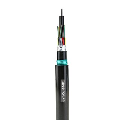 ৪৮/৯৬/১৪৪ কোর GYTA53 আর্মার্ড ফাইবার কেবল ভারী-শুল্ক আন্ডারগ্রাউন্ড ডাক্ট ও পুঁতে রাখা